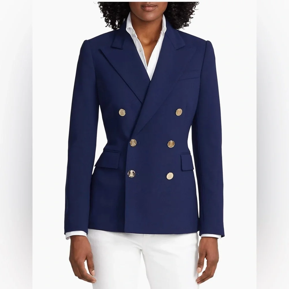 Ralph Lauren Purple Label Cadman Navy Cashmere Jacket See Measurements for Size - Picture 3 of 16